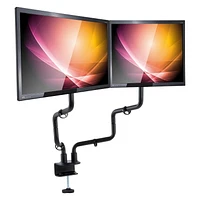 Allsop Metal Art Dual Monitor Arm - Black