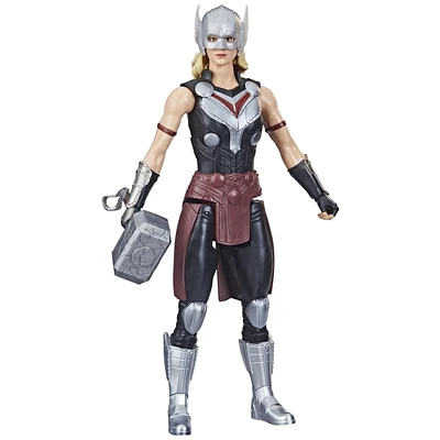 Marvel Avengers Titan Hero Series Mighty Thor Toy, 12-Inch-Scale Thor: Love and Thunder Figure with Accessory, Toys for Kids Ages 4 and Up