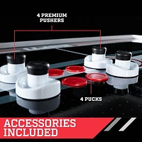 ESPN Premium 84 Inch Air Powered Hockey Table with LED Touch Screen Scorer