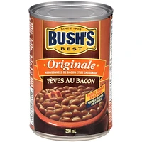 BUSH'S® Original Baked Beans Seasoned with Bacon And Brown Sugar, Bush's Original Bkd Bn 398 ml