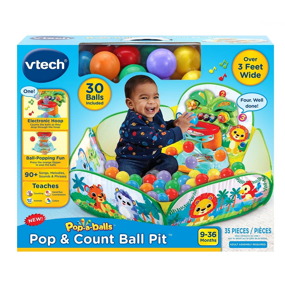 VTech Piscine à balles interactive des P’tits loulous - Exclusive de Walmart - Version anglaise 9 à 36 mois