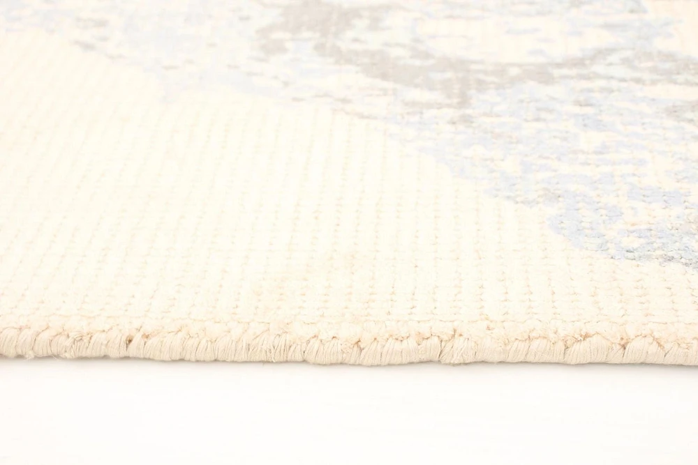 ECARPETGALLERY 5'1" x 7'8"  Contemporary Galleria Hand Loomed Area Rug for Living Room, Dining Room and Bedroom in Blue