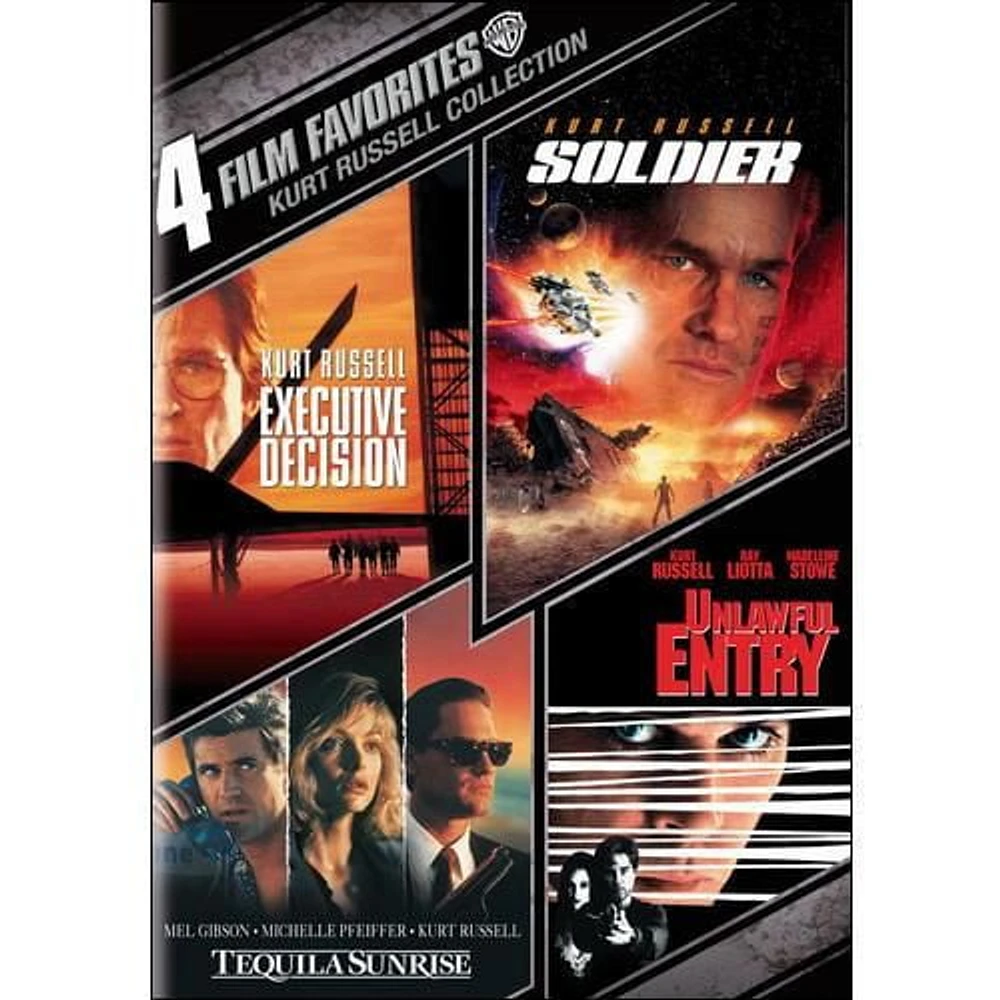 4 Film Favorites: Kurt Russell Collection - Soldier / Tequila Sunrise / Executive Decision / Unlawful Entry
