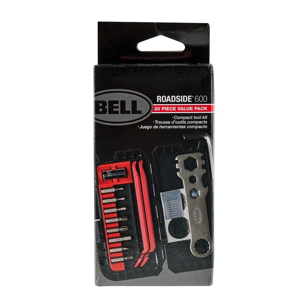 Bell Sports Roadside 600 Compact Tool Kit, Includes 20 pieces