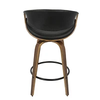 Tabouret de comptoir moderne milieu-du-siècle Symphony, de LumiSource