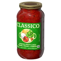 Classico Florentine Spinach & Cheese Pasta Sauce, Classico Spinach & Tomato 600ML