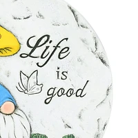 Gnome Step Stone - Life is Good (Yellow)