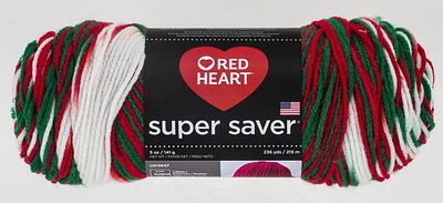 Red Heart® Fil Super Saver®, Imprimés, Acrylique #4 Médium, 5oz/142g, 236 Yards Fil durable
