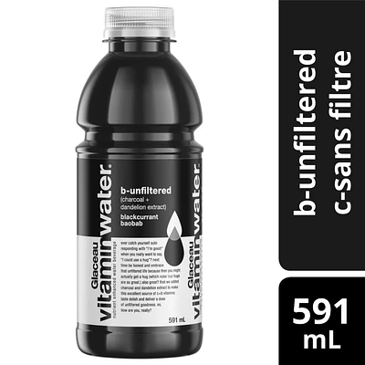 Glaceau Vitaminwater b-unfiltered Bottle, 591 mL