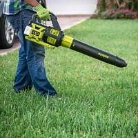 SunJoe 48V iON Souffleur à turbine sans balais sans fil avec 2 piles 24V et chargeur double