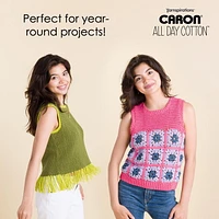 Caron® All Day Cotton™  #4 Moyen Coton Fil, 3.5oz/100g 173 Yards