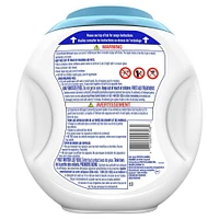 Détergent à lessive Tide PODS Free & Gentle, non parfumé 81 capsules