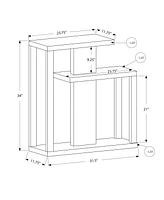Monarch Specialties Accent Table, Console, Entryway, Narrow, Sofa, Living Room, Bedroom, Laminate, Brown, Contemporary, Modern