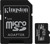 Kingston 64GB micSDXC Canvas Select Plus 100R A1 C10, 2 Pack + 1 ADP