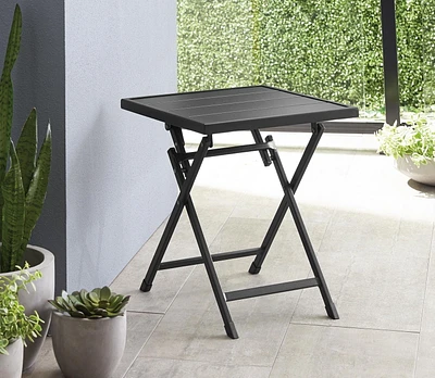 Table d’appoint pliante de Mainstays Cadre en acier robuste