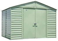 Arrow Select Steel Storage Shed, 10x8, Vert sauge