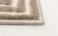 Tapis ECARPET Moderne pour Salle à Manger, Salon, Chambre Trona Beige