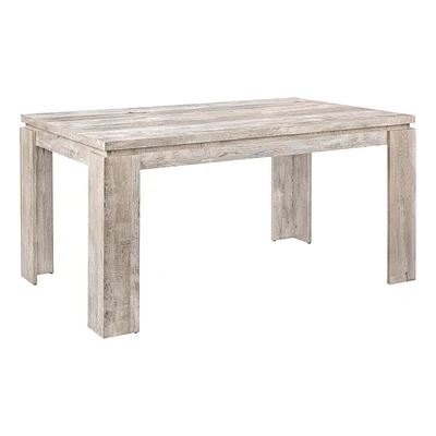 Monarch Specialties Table A Manger, 60" Rectangulaire, Cuisine, Salle À Manger, Stratifié, Beige, Contemporain, Moderne