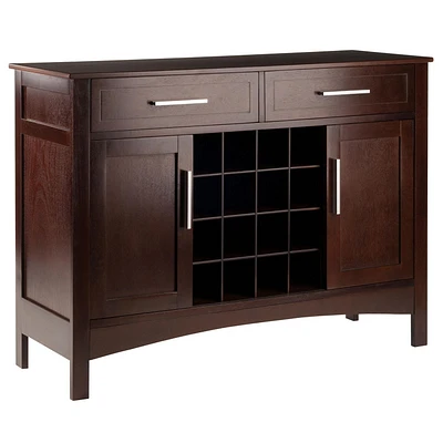 Winsome Buffet-armoire/desserte Gordon fini Cappuccino