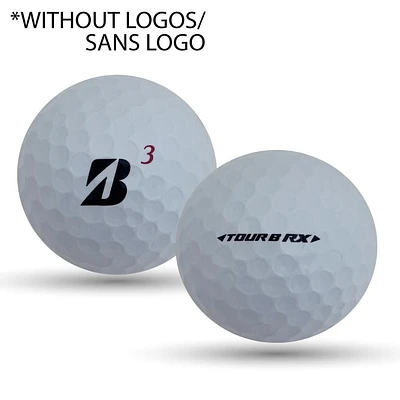 Mulligan - 48 balles de golf récupérées Bridgestone Tour B RX/RXS 5A Pristine/4A, Blanc