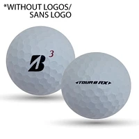 Mulligan - 48 balles de golf récupérées Bridgestone Tour B RX/RXS 5A Pristine/4A, Blanc