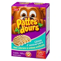 Bear Paws Birthday Cake Cookies, Dare, 168g