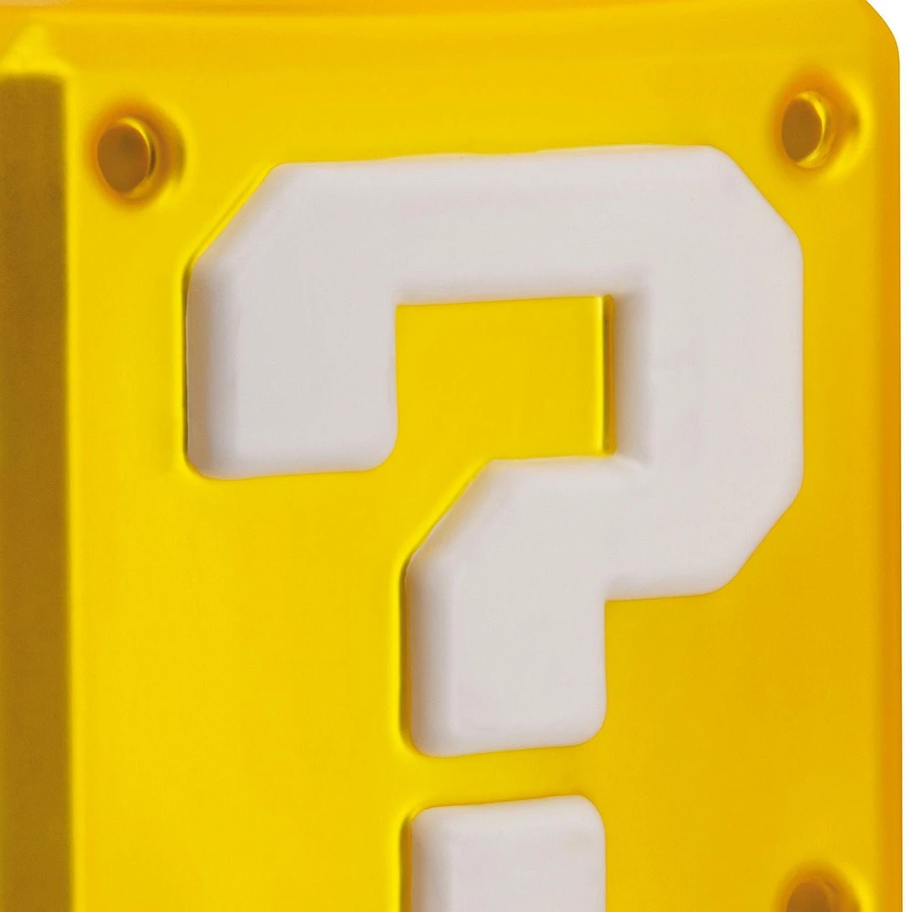 Décoration Hallmark de Noël (Bloc avec point d'interrogation, Super Mario, Nintendo, en verre soufflé)
