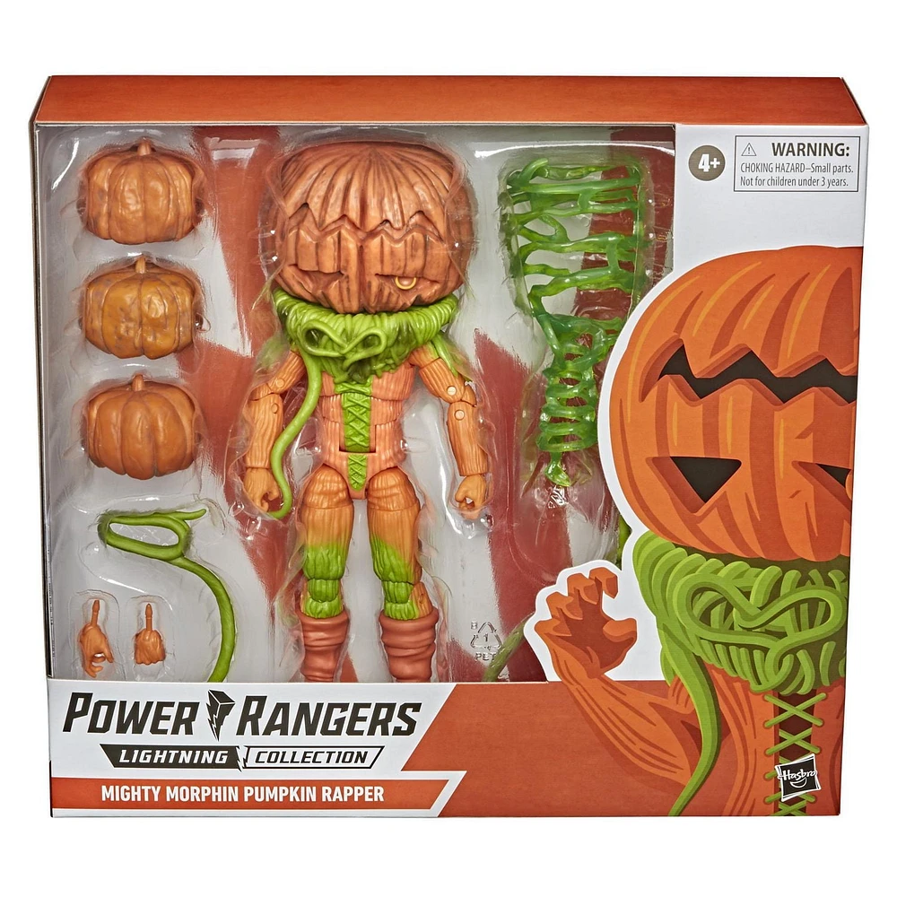 Power Rangers Lightning Collection Monsters Mighty Morphin Pumpkin Rapper 6-Inch Premium Collectible Action Figure Toy