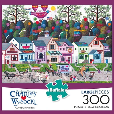Buffalo Games - Le puzzle Charles Wysocki - Confection Street - en 300 pièces