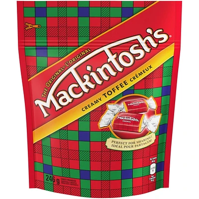 Toffee crémeux NESTLÉ(MD) MACKINTOSH(MD) des fêtes, sachet refermable 246 g