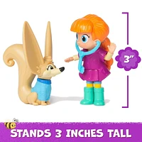 Vida la Véto, Coffret Diagnostic avec figurines articulées Vida et Kipp et stéthoscope amovible, jouets pour filles et garçons à partir de 3 ans