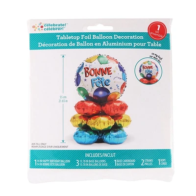 Façon de célébrer. Décoration de Ballon en Aluminium pour Table