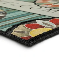 Mainstays Beinvenue Medaillon 18" x 30" Tapis Paillasson, 33,8 cm x 61 cm