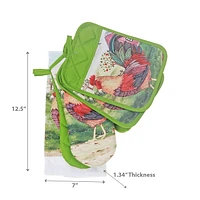 Roosters De 5 Pc Kitchen Set