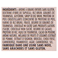 Barre granola Healthy Crunch Chocolat fraise School approuvée® (sans allergènes, sans gluten, végétalien, sans produits laitiers, sans noix, sans arachides) Barres granola au chocolat et aux fraises (120 g)