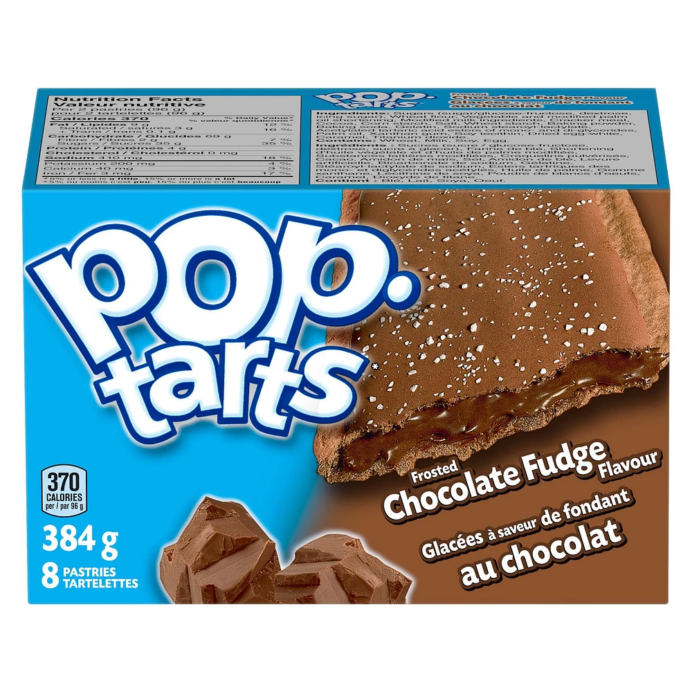 Tartelettes pour grille-pain Kellogg's pop-tarts Glacées et chocolatées, 384 g (8 tartelettes) Tartelettes de grille-pain