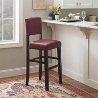 Tabouret de bar rouge Benson