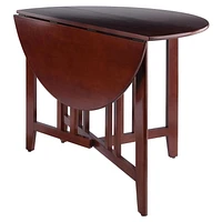 Table ronde à abattants 3 pièces Alamo avec 2 chaises à dossier à barrettes Hamitlon de Winsome - 94356