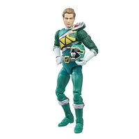 Power Rangers Lightning Collection Dino Charge Green Ranger 6-Inch Premium Collectible Action Figure Toy with Accessories, Ages 4 and Up