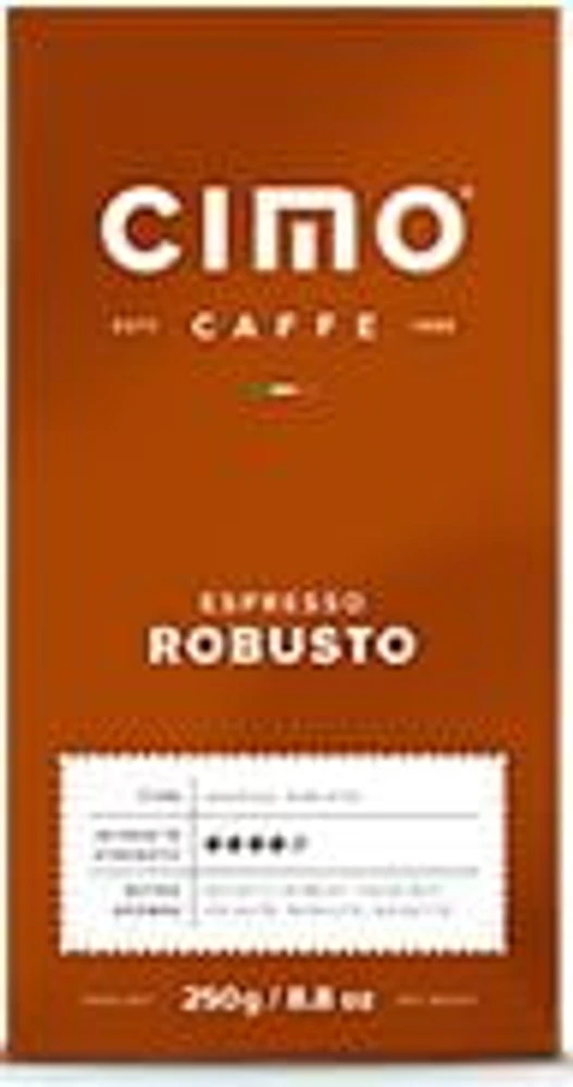 Cimo Espresso Robusto Ground 250g Coffee Slow Roasted, CIMO ROBUSTO ESPRESSO