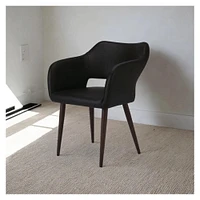 CHAISE DE CONFÉRENCE (PU) en Noir ENSEMBLE DE 2