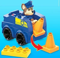Mega Bloks PAW Patrol Chase's Police Car Building Set, 10 building blocks and special pieces