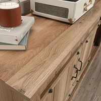 Sauder La Collection Misc Entertainment Crédence, Finition Timber Oak, 435104