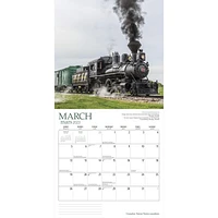 Canadian Trains | 2023 12x24 Inch Square Wall Calendar