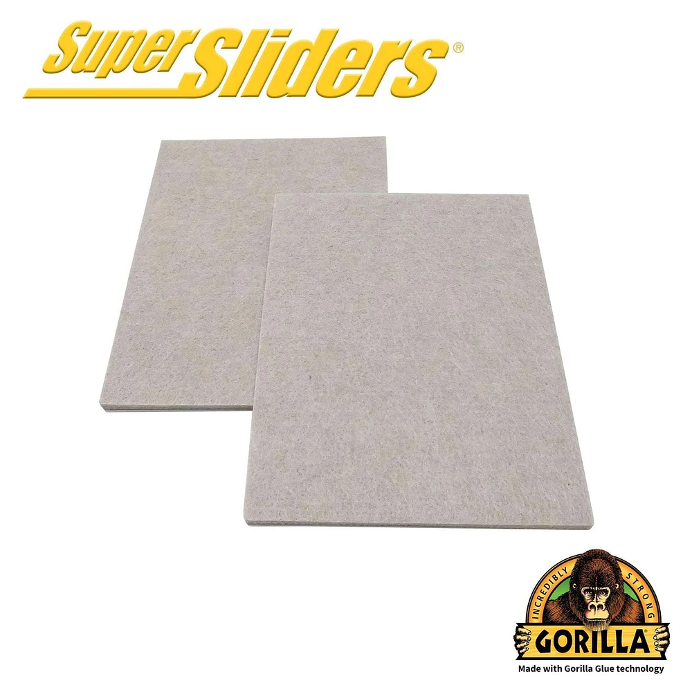 Super Sliders avec Gorilla Glue couverture en feutre 108x152mm 2pc Felt Blanket 2pc