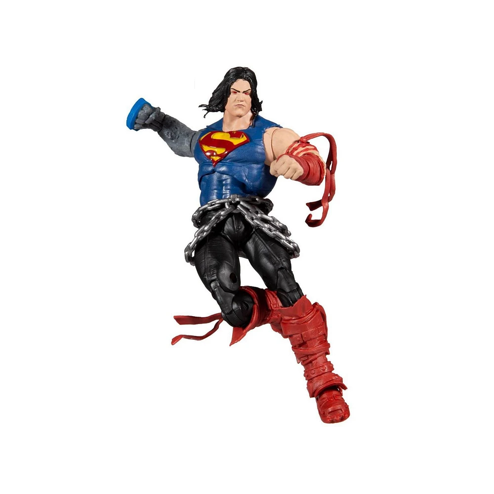 McFarlane Toys - DC Multiverse - Dark Nights Death Metal - Figurine Superman avec pièces Build-A Darkfather