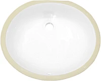 American Imaginations 18.25-in. W Undermount Sink White AI-18093