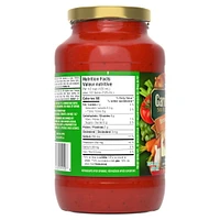 Catelli Garden Select Parmesan & Romano Flavoured Pasta Sauce, 600 mL Jar Catelli Garden Select Tomate parmesan Romano 600ML
