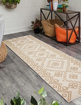 ECARPET Jute Style Area Rug for Bedroom, Living Room, Dining Room Caral Collection