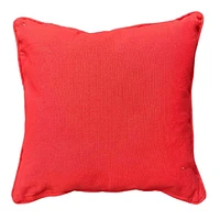 Christmas Tapestry Cushion Poinsettia Plaid 18X18 - Ensemble De 2